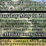 Team Chinook Annual Wine Tour
